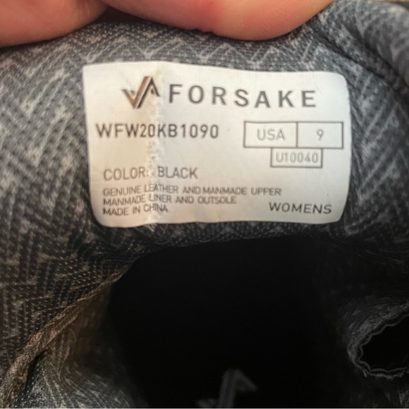 NEW IN BOX Forsake Lucie black boot sz 9 - Picture 6 of 8